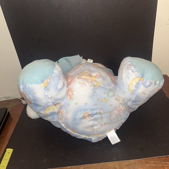 Plush Bear by Well Made 90s Sleepy Bear Nylon Parachute Material Puffy Vintage - Picture 10 of 15